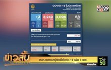 ศบค.เผยพบผู้ติดเชื้อโควิด-19 เพิ่ม 3 ราย
