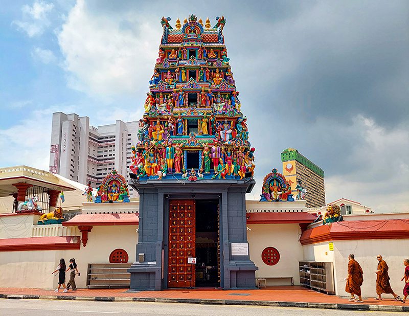 วัดแขกสิงคโปร์ วิธีไหว้