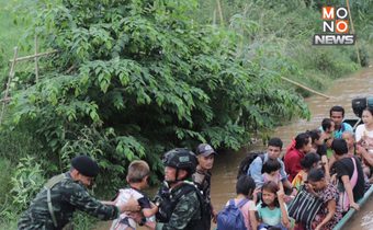 510 ผู้หนีภัยเมียนมากลับบ้าน หลังสู้รบชายแดนสงบ