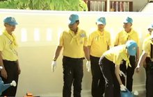 นายกฯ นำจิตอาสาปรับภูมิทัศน์วัดโสมฯ