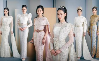 แอนนา เสืองามเอี่ยม สวยสะกด ในลุคชุดแต่งงานไทยสากล