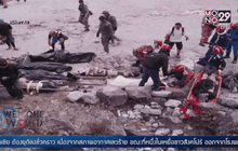 กู้ภัยมาเลเซียเผชิญสภาพอากาศเลวร้าย