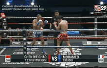 คู่ที่ 1 Super Fight : เฉิน เว่ยเฉา VS โมฮัมเม็ด กาลาอุย
