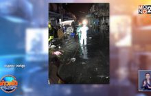 ฝนตกน้ำท่วมตลาดจ.ระยอง แม่ค้า- คนเข็นของถูกไฟดูดดับ