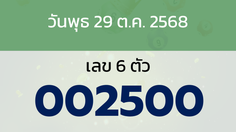 หวยลาว งวดวันพุธ 29 ตุลาคม 2568
