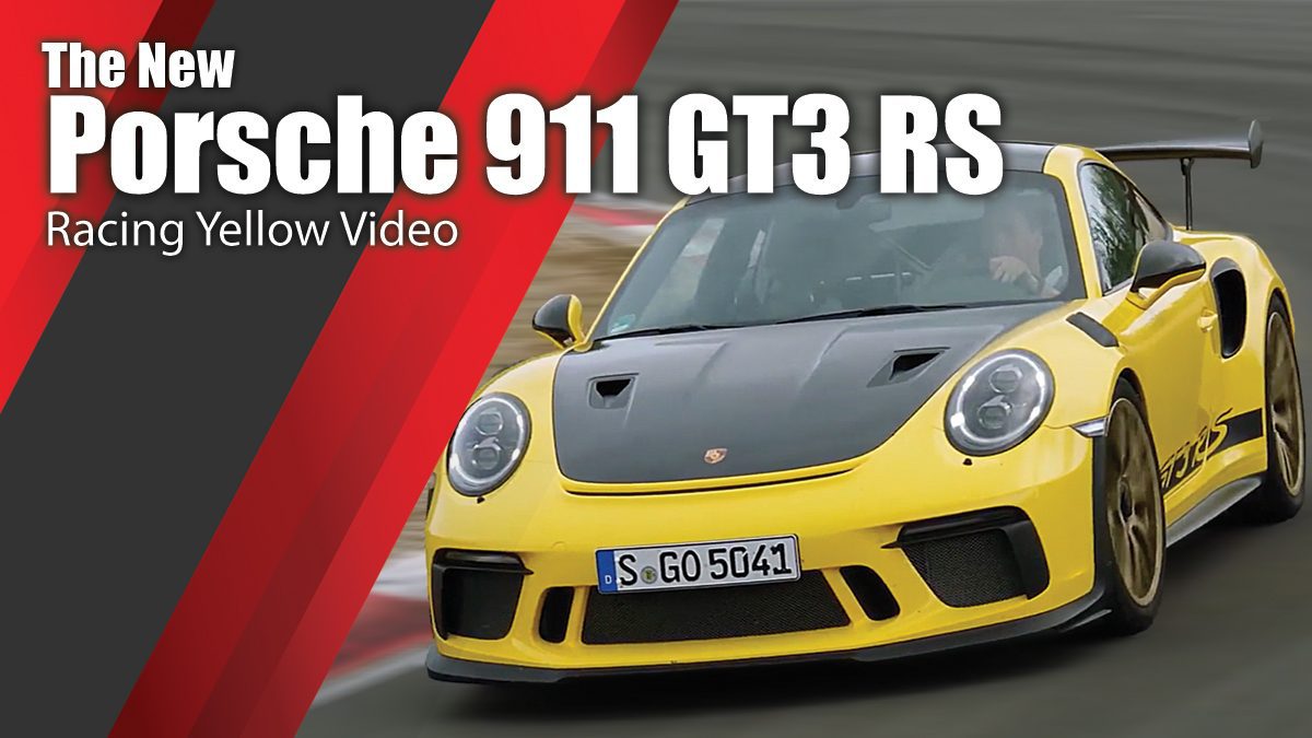 The New Porsche 911 GT3 RS - Racing Yellow Video