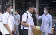 สธ.คัดกรองไวรัสโควิด-19 สนามสอบโอเน็ต
