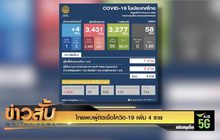 ไทยพบผู้ติดเชื้อโควิด-19 เพิ่ม 4 ราย