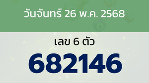 หวยลาว งวดวันจันทร์ 26 พฤษภาคม 2568