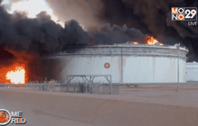 เพลิงไหม้คลังน้ำมันขนาดใหญ่ในลิเบีย