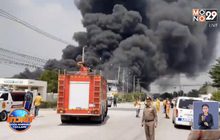 ไฟไหม้โรงงานผลิตโฟม จ.ชลบุรี บาดเจ็บ 3 ราย