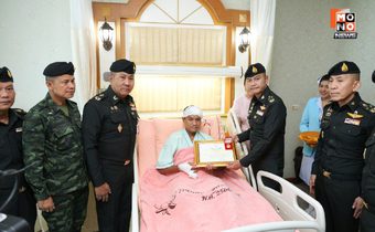 ปลัด กห.เยี่ยมให้กำลังใจกำลังพลที่ได้รับผลกระทบ จากสถานการณ์บริเวณชายแดนไทย – กัมพูชา