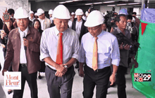 ผู้ว่าฯ กทม.ตรวจความคืบหน้ารถไฟฟ้าสีเขียว
