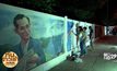 ศิลปินวาดภาพโครงการ “ในหลวง ร.9” บนกำแพงยาว