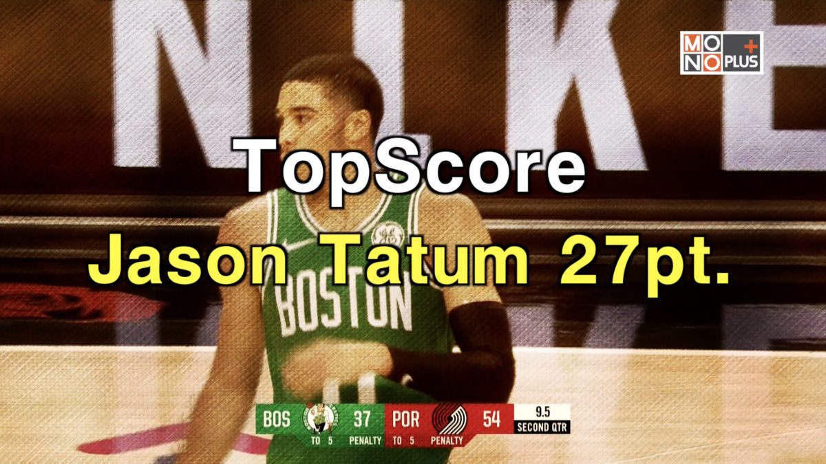 Top score   Jason Tatum 27 pt.