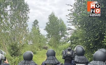 กกล.บูรพาคุมเข้มชายแดนบ้านหนองจาน มวลชนกัมพูชาถอยกลับโดยสงบ