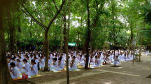 วัดสังฆทาน จังหวัดนนทบุรี สำนักปฏิบัติธรรม ร่มรื่น เงียบสงบ