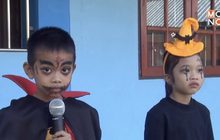 หลอนแต่น่ารัก นักเรียนอนุบาลแต่งผีรับฮาโลวีน