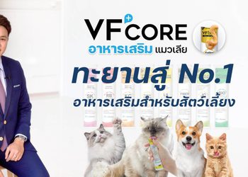 VFcore ทะยานสู่ No.1 อาหารเสริมสำหรับแมว