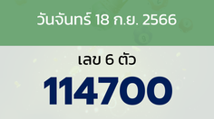 หวยลาว งวดวันจันทร์ 18 กันยายน 2566