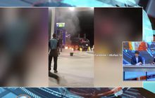 ระทึก! ไฟลุกใต้รถหลังเด็กปั๊มเติมน้ำมันผิด