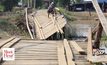 สะพานข้ามหมู่บ้านถูกน้ำซัดขาด จ.นครสวรรค์