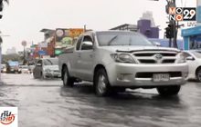 ฝนถล่มพัทยา 2 ชั่วโมง ทำน้ำท่วมหลายจุด