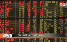 หุ้นไทยเปิดลบ 2.45  จุด