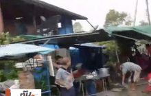 ชาวบ้านหนีตาย พายุหมุนพัดถล่ม จ.ชลบุรี