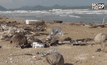ขยะจำนวนมาก พัดเข้าชายหาดสามร้อยยอด