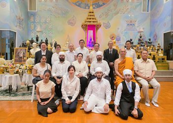 ฯพณฯ ท่านกร ทัพพะรังสี เป็นประธานในพิธีทำบุญอุทิศส่วนกุศลแก่ครอบครัว “เปรม ปิยะสัจจะเดช”