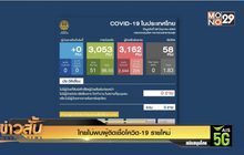 ไทยไม่พบผู้ติดเชื้อโควิด-19 รายใหม่