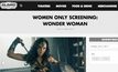 ผู้ชายโวย โรงหนังเปิดรอบพิเศษ Wonder Woman เฉพาะหญิงล้วน