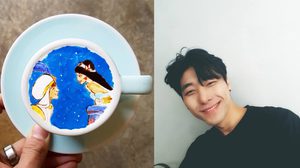 ครีมอาร์ท ศิลปะบนฟองนมแบบใหม่ จากบาริสต้าสุดหล่อ! ที่สาวคอกาแฟต้องหลงรัก