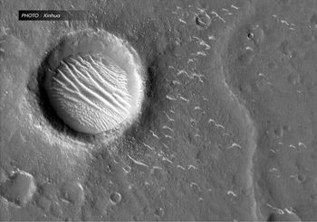 จีนเผยภาพถ่าย ‘ดาวอังคาร’ ความละเอียดสูง ฝีมือเทียนเวิ่น-1