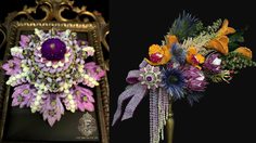 หัวเข็มขัดสตรีผู้สูงศักดิ์ แรงบันดาลใจ ช่อดอกไม้ มิสยูนิเวิร์สไทยแลนด์ 2019