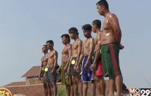 ประกวดคนงานหุ่นล่ำในอินโดนีเซีย