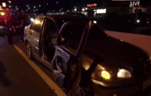 พลเมืองดีเปิดประตูรถถูกรถพ่วงเฉี่ยวชน จ.ชลบุรี