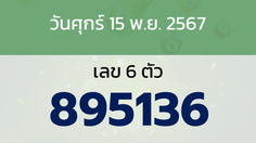 หวยลาว งวดวันศุกร์ 15 พฤศจิกายน 2567