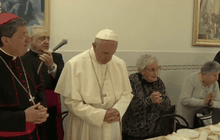 โป๊บฟรานซิสเสด็จเยือนโรงทานอิตาลี