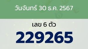 หวยลาว งวดวันจันทร์ 30 ธันวาคม 2567