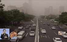 พายุทรายพัดถล่มพื้นที่ทางตอนเหนือของจีน