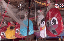 เร่งผลิตโคมลอย-โคมแฟนซีรับยี่เป็ง