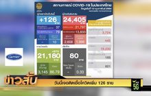 วันนี้เจอติดเชื้อโควิดเพิ่ม 126 ราย