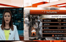 สรุป 7 วันอันตราย เทศกาลสงกรานต์ วันที่ 5