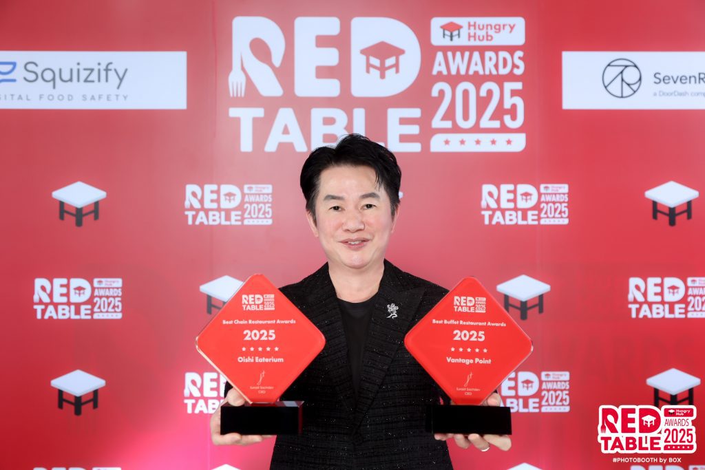 กลุ่มธุรกิจอาหาร ไทยเบฟ คว้า 2 รางวัลด้านอาหารจากเวที RED TABLE AWARDS 2025