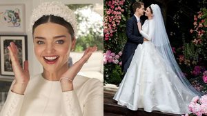 เผยโฉมแล้ว! ชุดแต่งงาน ของ มิแรนด้า เคอร์ สวยงามดุจเจ้าหญิง ที่อุบไว้เป็นเดือน