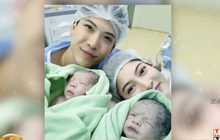 “ป๊อก” เฮ! “มาร์กี้” คลอดลูกแฝด “มีก้า-มีญ่า” แล้ว 
