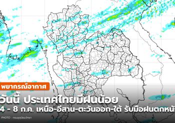 พยากรณ์อากาศ – 3 ก.ค. 64