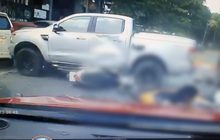 รองเท้าขัดเบรก รถเสียหลักพุ่งชน นศ.เจ็บ